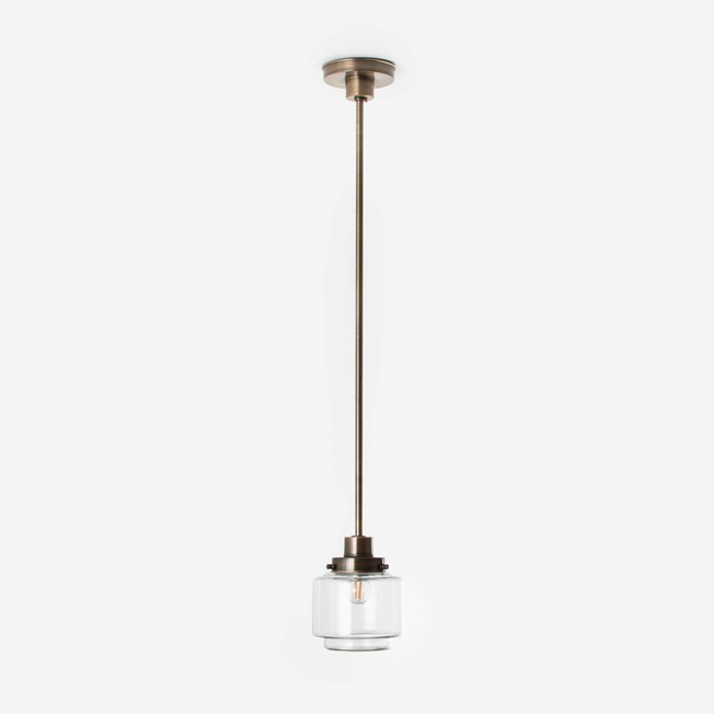 Hanglamp Getrapte Cilinder Small Helder 20's Brons