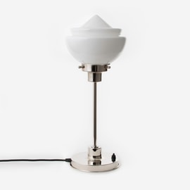 Schlanke Tischlampe Small Pointy 20's Nickel