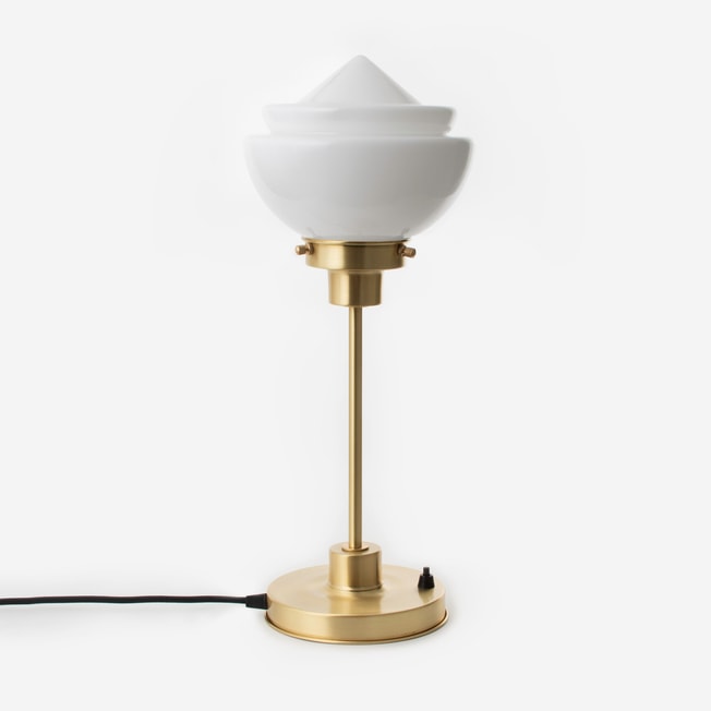 Slim Table Lamp Small Pointy 20's Brass