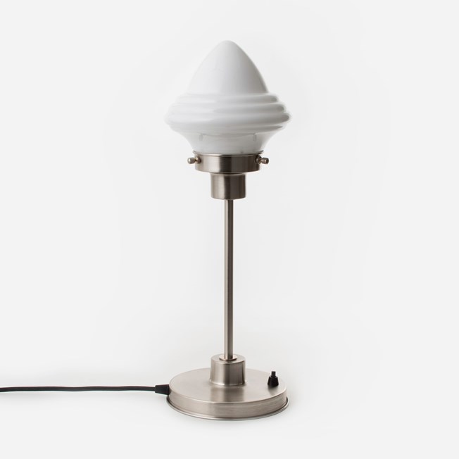 Lampe de Table mince Acorn Small 20's Nickel Mat