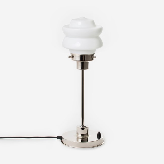 Slim Table Lamp Small Top 20's Nickel