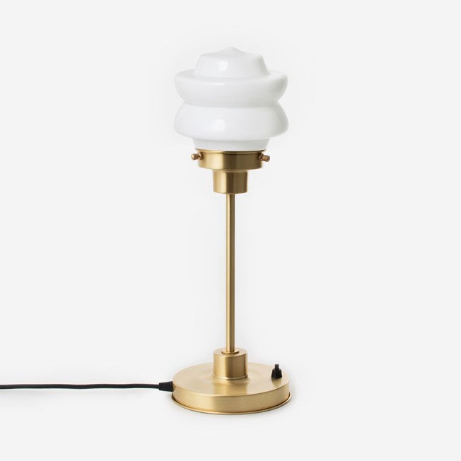 Slim Table Lamp Small Top 20's Brass