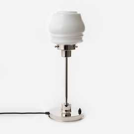 Slim Table Lamp Flower Bud 20's Nickel