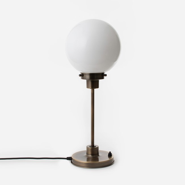 Slim Table Lamp Globe Ø 20 20's Bronze