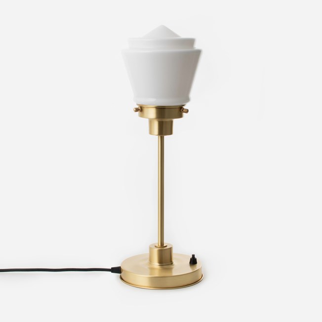 Slim Table Lamp Komeet 20's Brass
