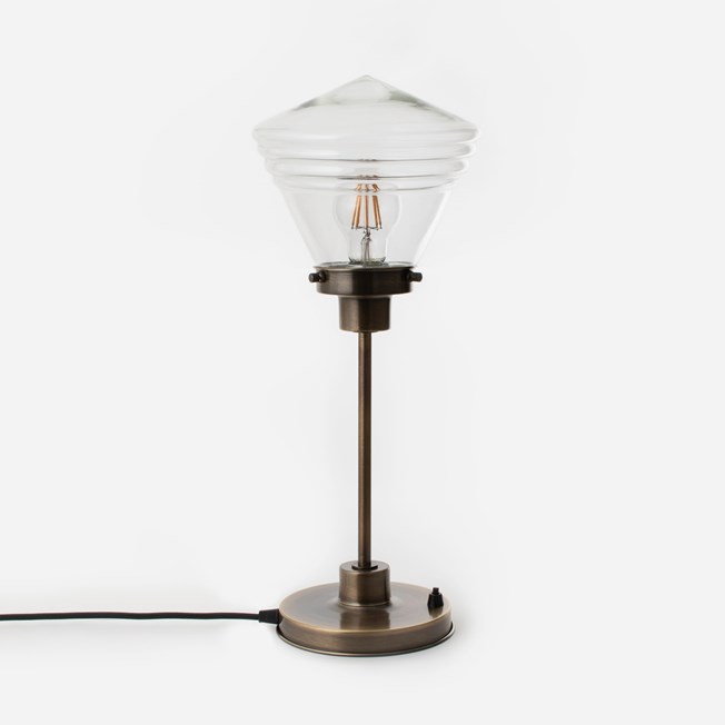 Lampe de Table mince École De Luxe Petit 20's Bronze