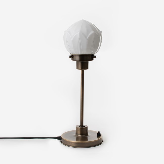 Slim Table Lamp Lotus 20's Bronze