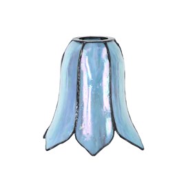 Tiffany Seperate Glass Lampshade Gentian Blue