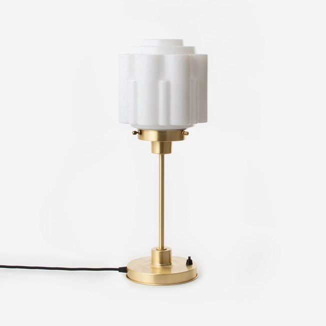 Slim Table Lamp Circle 20's Brass