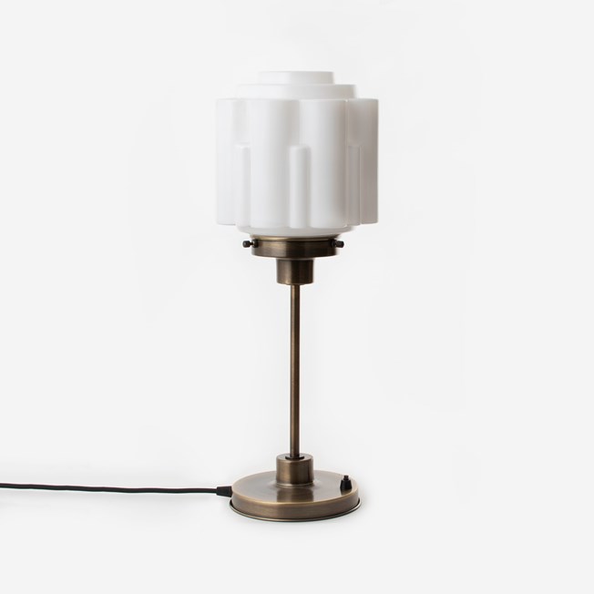 Slim Table Lamp Circle 20's Bronze
