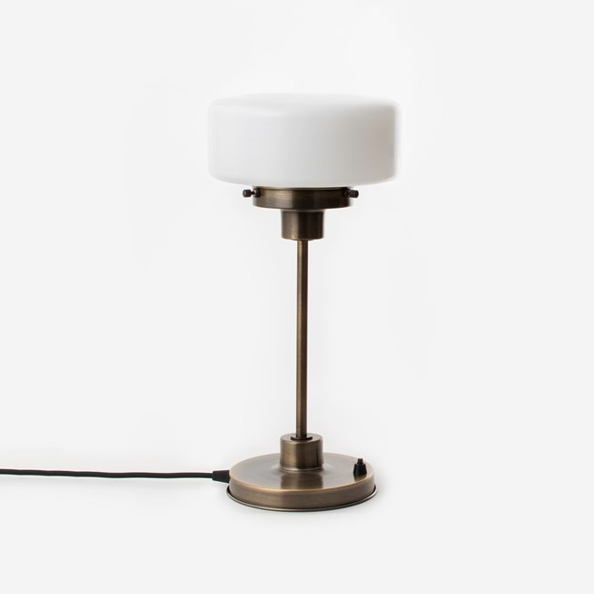 Slim Table Lamp Low Cilinder 20's Bronze