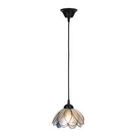 Suspension Sparkling Peony sur une suspension vintage en coton