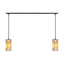 2 x Tiffany Roundabout Small am Deckenbalken