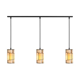 3 x Tiffany Roundabout Small am Deckenbalken