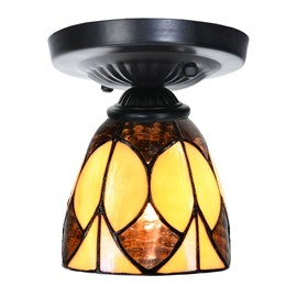 Tiffany ceiling lamp black with Parabola Small