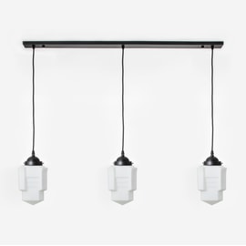 3 x Apollo aan plafondbalk Moonlight