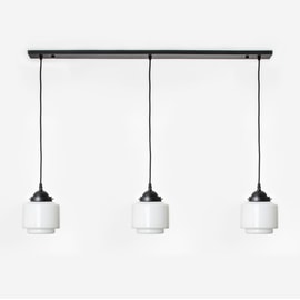 3 x Getrapte Cilinder Small aan plafondbalk Moonlight