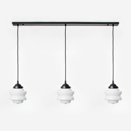 3 x Small Top on ceiling beam Moonlight