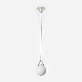 Hanglamp aan snoer Bol 15 20's Matnikkel