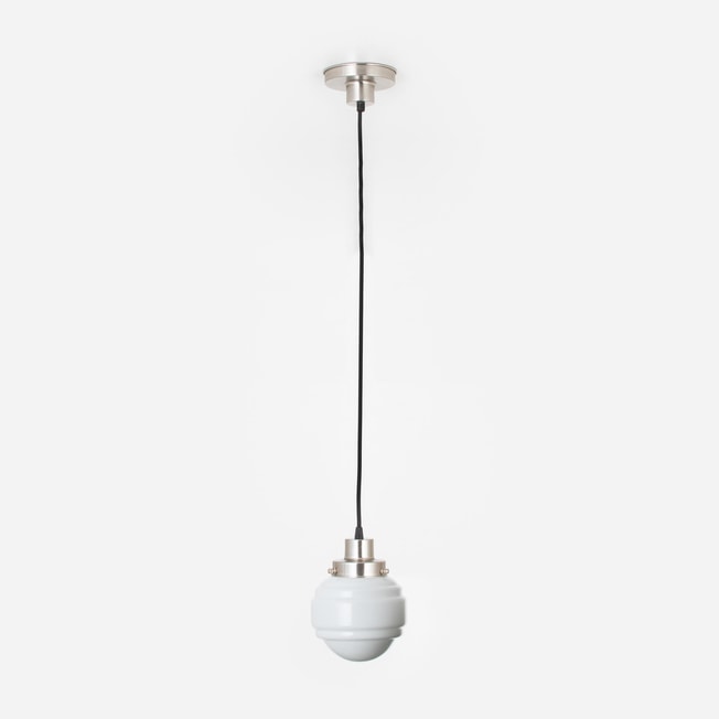 Hanging lamp on cord Polkadot 20's Matt nickel