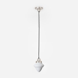 Hanging lamp on cord Acorn Small 20's Matt nickel