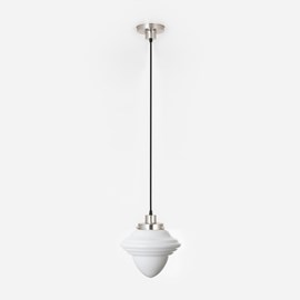 Hanging lamp on cord Acorn Medium 20's Matt nickel