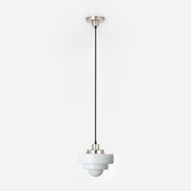 Hanging lamp on cord Lorm 20's Matt nickel