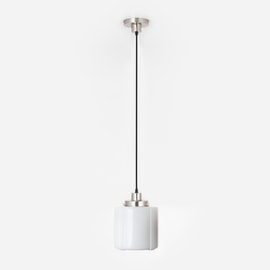 Suspension sur cordon Vintage High 20's Nickel mat