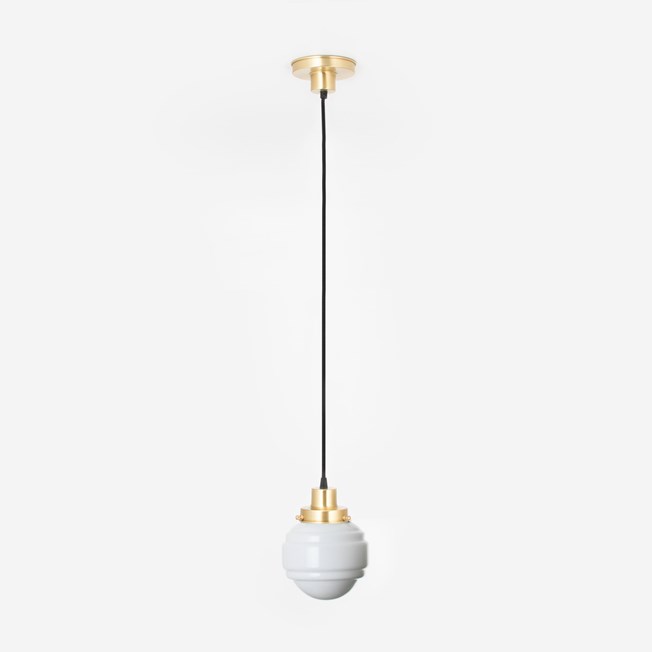 Hanging lamp on cord Polkadot 20's Brass