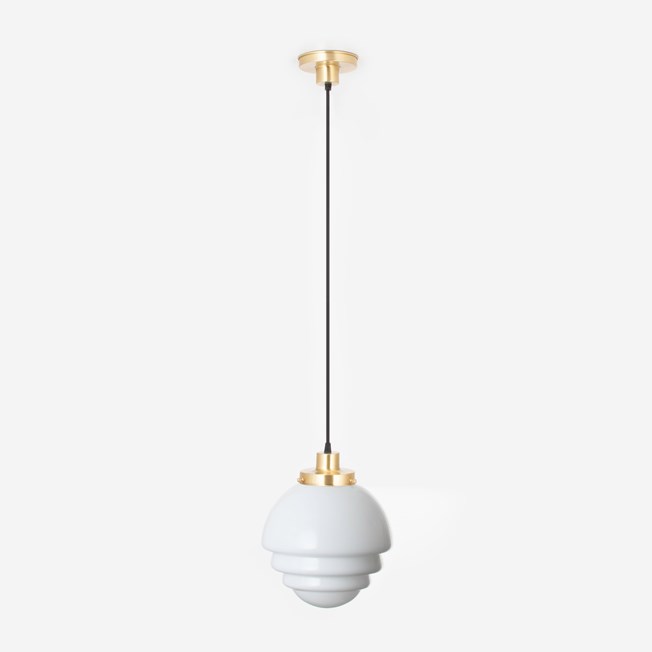 Hanging lamp on cord Citrus Small 20's Brass