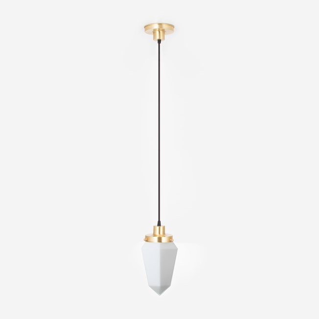 Hanging lamp on cord Briljant 20's Brass