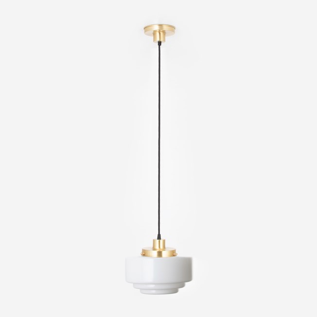Hanging lamp on cord Getrapt Ø 25 20's Brass