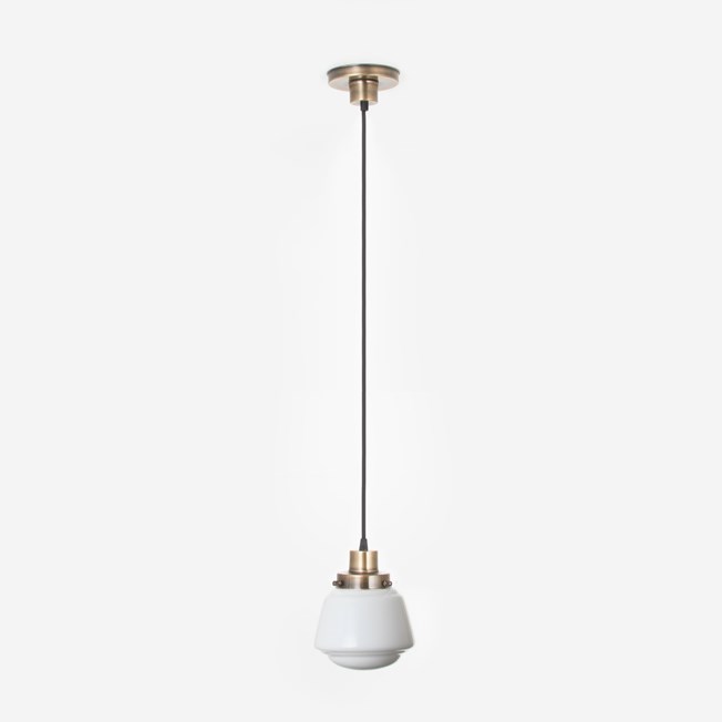 Hanging lamp on cord High Button 20's Bronze