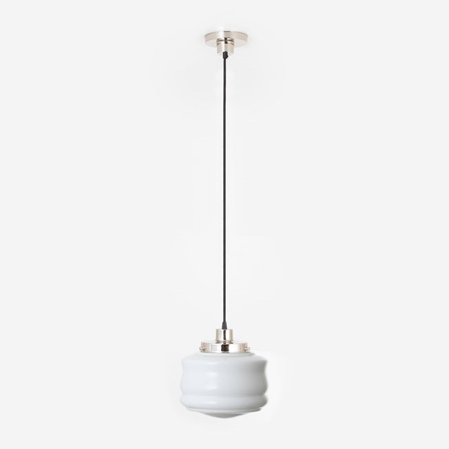 Hanging lamp on cord Bakery 20's Nickel