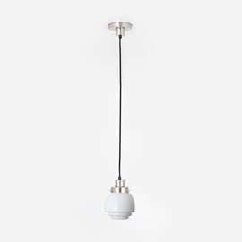 Hanging lamp on cord Gispen Vlak 20's Matt nickel