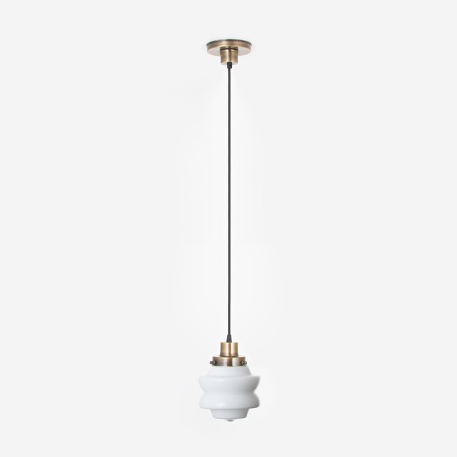 Hanging lamp on cord Small Top 20's Bronze
