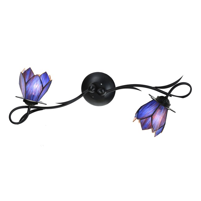 Tiffany Wall Lamp/Ceiling Lamp Lovely Blue Lotus 2