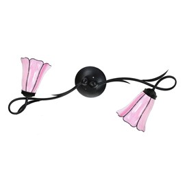 Tiffany Wall Lamp/Ceiling Lamp Lovely Liseron Pink 2