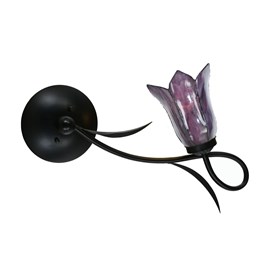 Tiffany Wall Lamp/Ceiling Lamp Lovely Gentian Purple