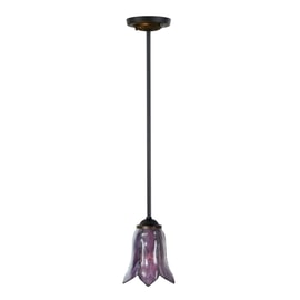 Tiffany Lampe Suspendue Serré Gentian Purple