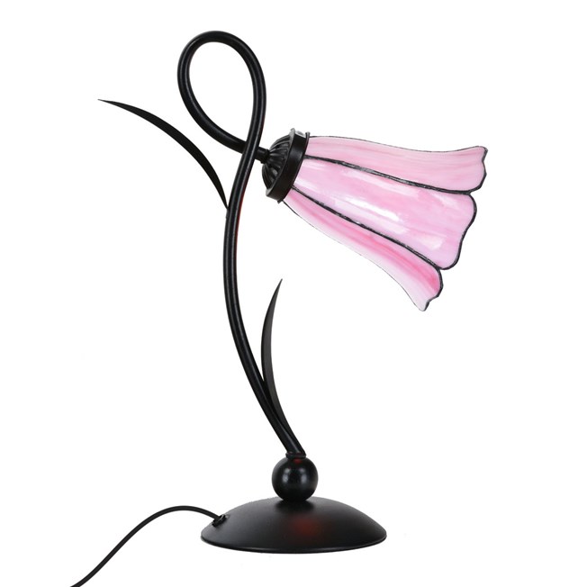 Tiffany Table Lamp Lovely Liseron Pink