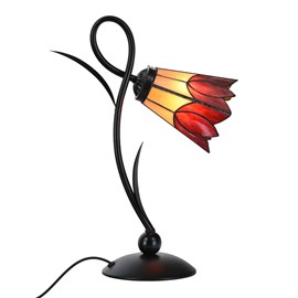 Tiffany Table Lamp Lovely Fleur de Vanneau 