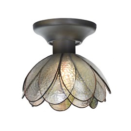 Tiffany Ceiling Lamp Sparkling Peony
