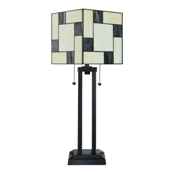 Tiffany Tafellamp Mondriaan met Architect Voet