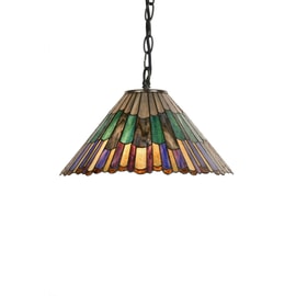 Tiffany Hanging Lamp Styled Flower