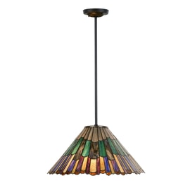 Tiffany Hanging Lamp Styled Flower Pendant Round