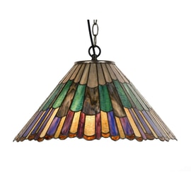 Tiffany Hanging Lamp Styled Flower 3x E-27