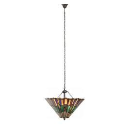 Tiffany hanging lamp on chain 