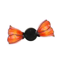 Double spot Black with Tender Poppy
