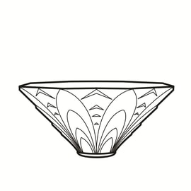 Abat-jour en verre Nouveau Twinkling